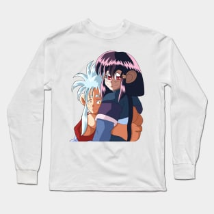 Ryoko hugging Ayeka Long Sleeve T-Shirt